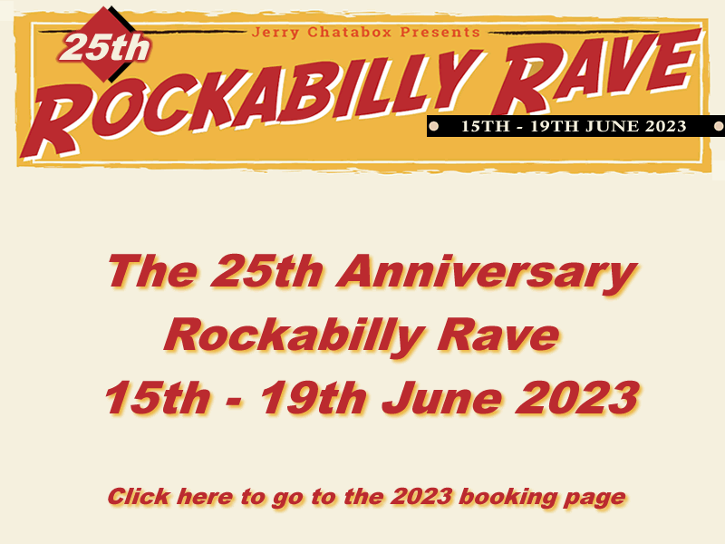 The 25th Anniversary Rockabilly Rave 15th - 19th June 2023